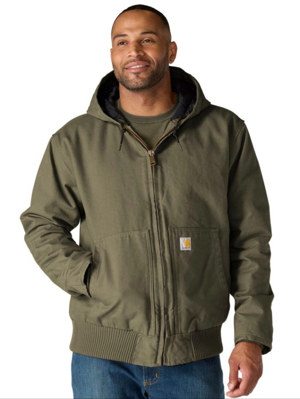 Carhartt Men's Washed Duck Insulated Active Jacket 104050-M08 4XL Green